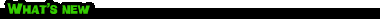 What's New 最新情報